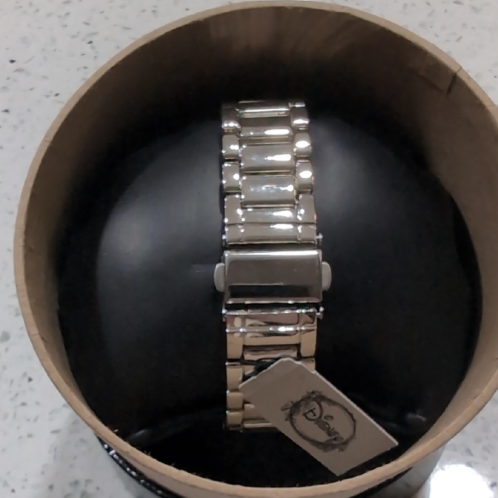 Mickey Mouse Silver Watch with Rhinestones - Picture 3 of 3